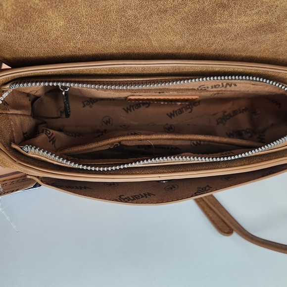 Wrangler Tan and White Shoulder Bag - Picture 4 of 8